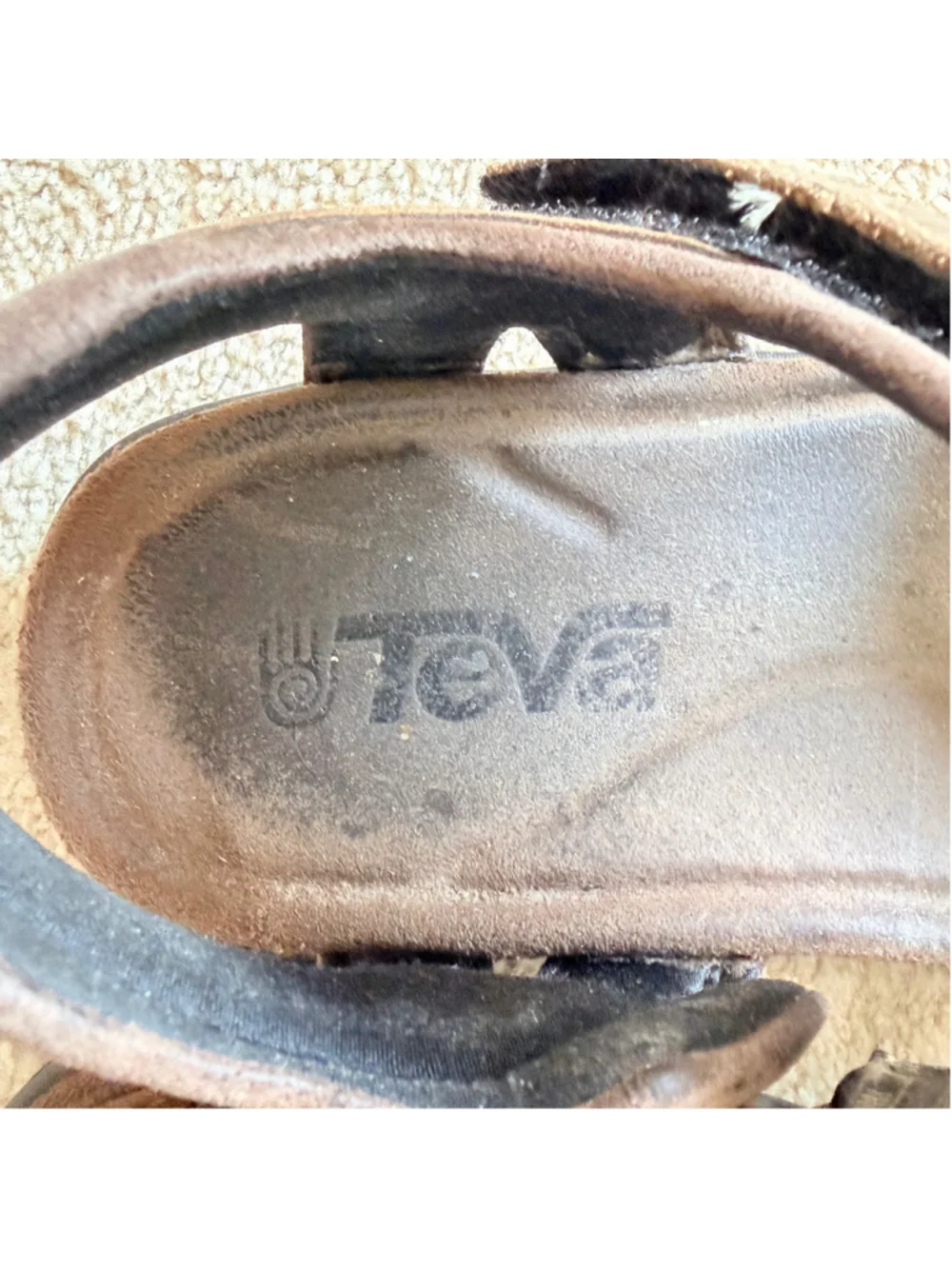 Teva leather cross